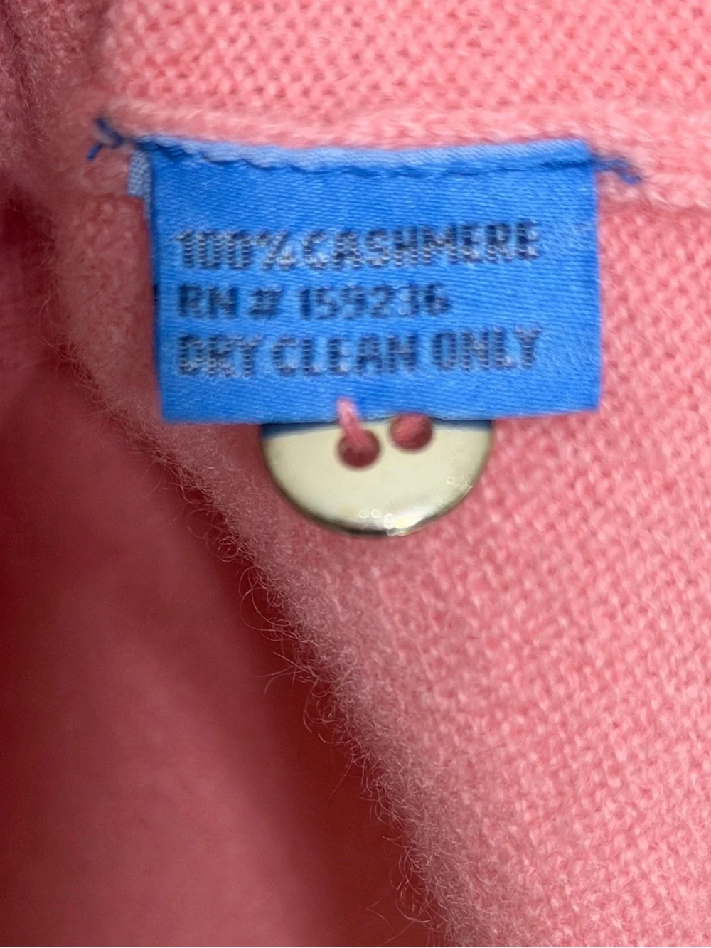 J. McLaughlin Cashmere Polo Sweater in Candy Pink
